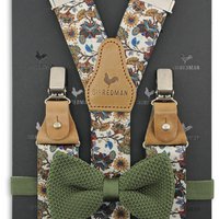 Sir Redman suspenders combi pack Bohemian Moss