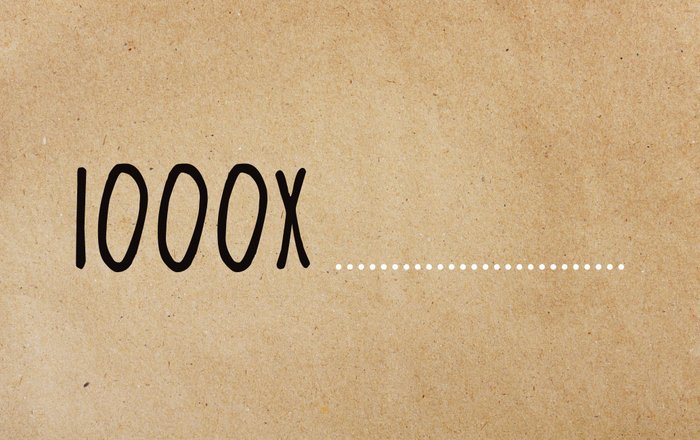 1000X