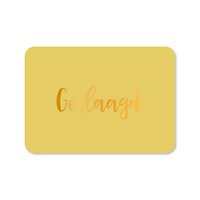 Grußkarte Passed (mit Goldfolie) – Ausverkauf