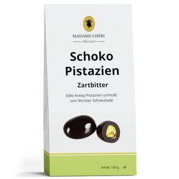  Dark chocolate-covered pistachio dragees, a delightful snack with a rich, bittersweet flavor and a crunchy texture.