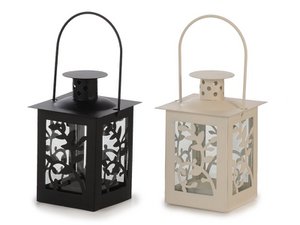 Laterne aus Metall 7x7x12cm