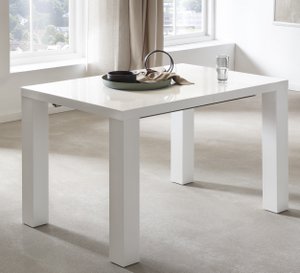 Dining table 120/180/240x80 cm white