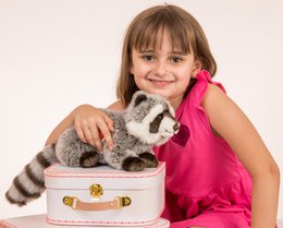 Raccoon 29 cm - plush toy - soft toy