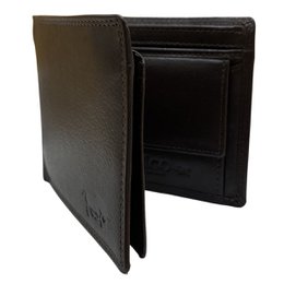 Arrigo - Pung Mænd - Brunt og Sort Læder - Billfold Model - Pung
