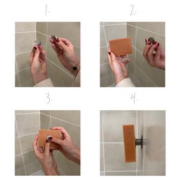 Magnetic soap dish - Pack of 3
