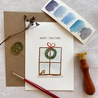 Christmas card - Robin