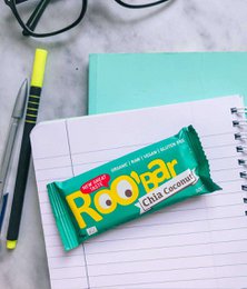 Chia & Coconut Bar, organic, Roobar, 30g