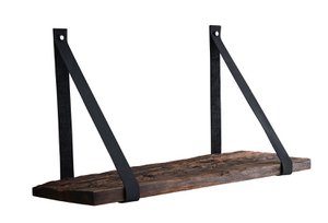 Aros Plank Zwart + Bruin