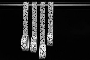 black leaves washi tape