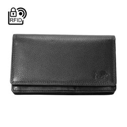 Cartera Mujer Piel Vaqueta - RFID Antideslizante - Cartera Mujer Ideal