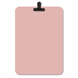 Clipboard pastelroze