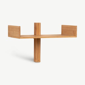 Zephyr Small Wall Shelf, Bamboo