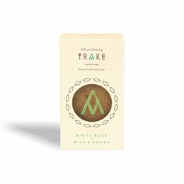 DELICATE CLEANSING NATURAL SOAP (ROSA ALBA, GOAT MILK & HONEY)