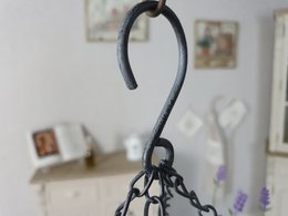 Iron pot hanger - gray 60cm