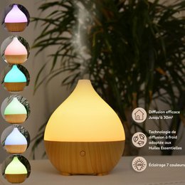 USB Ultrasonic Diffuser – Leo – Multicolored Led Lighting – Modern and Discreet – Decoration Gift Idea