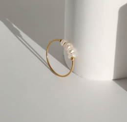 Gurk - Pearl Ring Gold