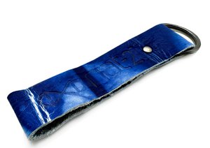 nat-2™ Leather Keychain indigo