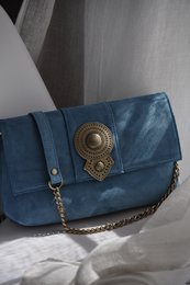 Aurora Læder Skuldertaske - Mocca Ruskind