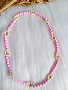 Daisy Children's necklace pink