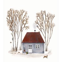 postcard | winter cottage