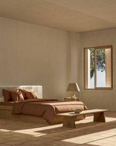 Duvet Cover Pure Menorca 220 x 220 + 2 (terracotta)