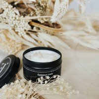 Zitatkerze in einer Dose - Happiness in your life (kleine Größe)