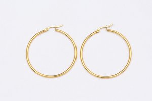 Earrings stainless steel GOLD - E60520016350