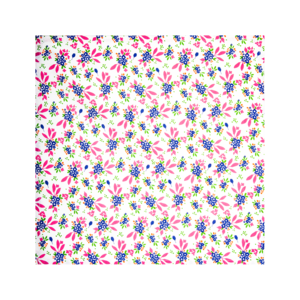 Kitsch keuken servet bloemmarkt blauw 45 x 45 cm