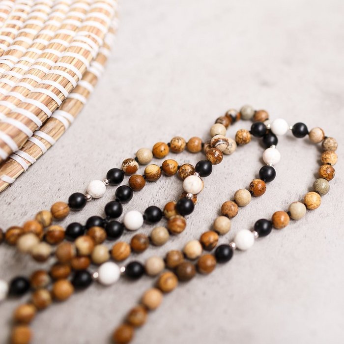 Natural Beauty Gemstone Mala