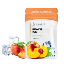 Peach ice toothpicks with a refreshing peach flavor.
