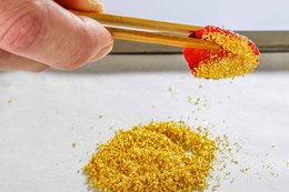 Polvere d'oro commestibile da 70 mg