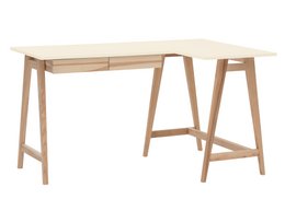 LUKA L-Shaped Desk Left/Right Handed 135x85cm
