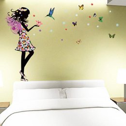 Wandsticker für Mädchenzimmer Schmetterlingsfee