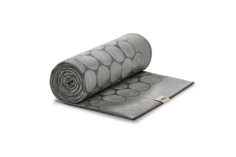 Gecko Touch Yoga håndklæde - Moon Grey