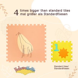 Tappetino da gioco Hakuna Matte XXL in schiuma «Jungle Sunset» 1,8 x 1,2 m