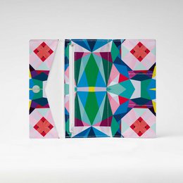 GEOMETRICAL1 Tyvek® Cardboard Wallet XL / Clutch Wallet