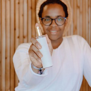 Raumspray mit Vanille- und Kokosnussweiß-Ledergefühl