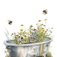 Nachhaltige Karte – Rettet die Bienen