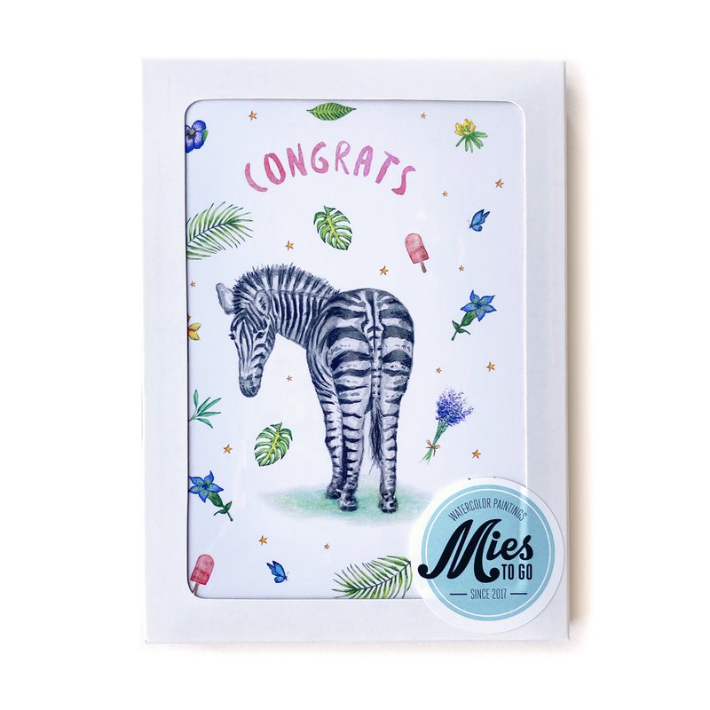 10 wenskaarten mix - gevouwen met envelop - Verjaardag - Liefde - Papegaai - Olifant - Zebra - Dolfijn - Leeuwen - A6 formaat - aquarel