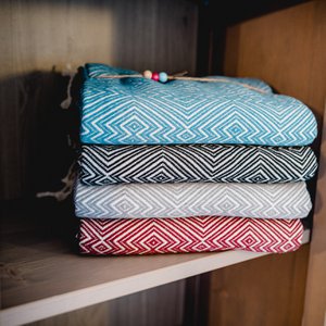 Wellnese cloth 14+1 "Artemis Towel" | Also as a scarf, stole and for the noble spa | hand -woven and knotted