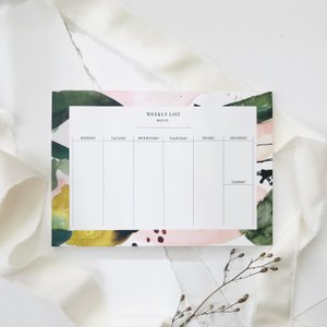 Weekly Planner - Floral Colors No1 | A5
