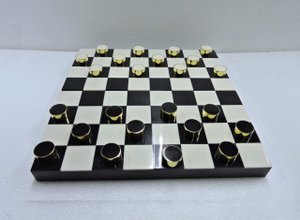 Checkers game B/W