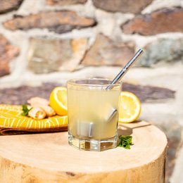Set di 6 cannucce Gaspajoe in acciaio inossidabile - 2 cubiti, 2 frullati, 2 cocktail con scovolino in sacchetto di cotone biologico