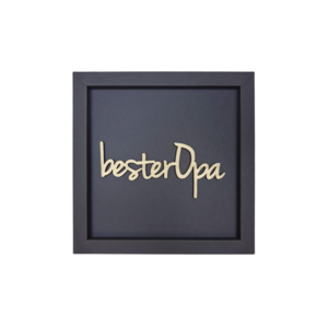BEST OPA frame card wood lettering magnet