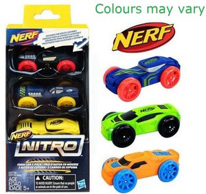 Nerf Nitro schuimauto's, set van 3, 9 x 18 cm