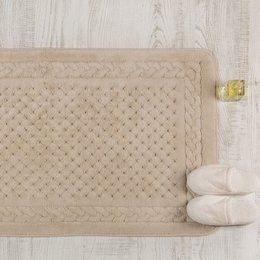 Lace Luxurious Cotton Bath Mat