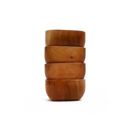 Handmade Tableware - Square Bowl 10x10 cm - Eco-friendly - Khaya wood