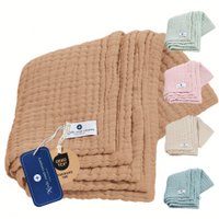 Ivory 4 in 1 Muslin Baby Blanket