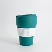 Griply foldable coffee cup - Dark Green - 470 ML
