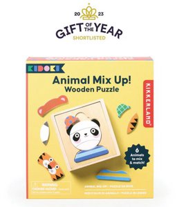 KIDOKI Tier-Mix-Up! Holzpuzzle